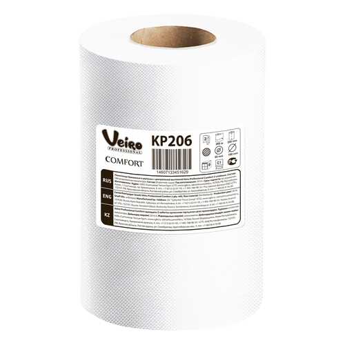Полотенца Veiro professional comfort бумажные рулонные двухслойные белые 2*200 м в Швейный мир