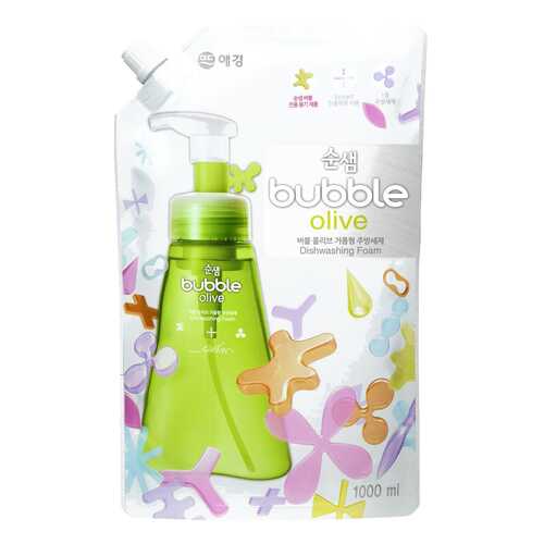 Средство для мытья посуды KeraSys soonsaem bubble oливки 1000 мл в Швейный мир