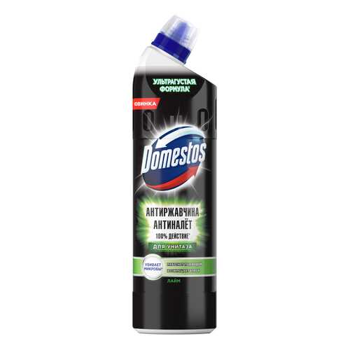 Чистящее средство Domestos лайм для унитаза антиржавчина антиналет 750 мл в Швейный мир