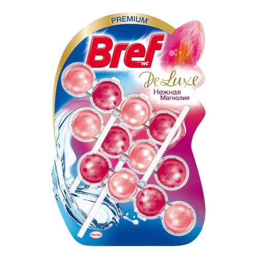 Туалетный блок Bref de luxe твердый нежная магнолия 3*50 г в Швейный мир