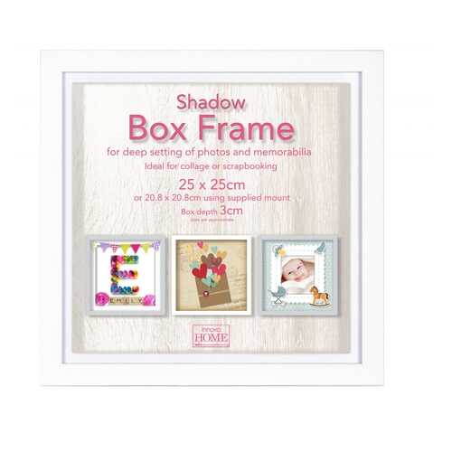 Фоторамка Innova ''Shadow Box White'' 25x25 см (окно 21x21 см) в Швейный мир