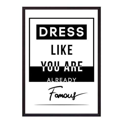 Постер в рамке Famous 40х60 см в Швейный мир