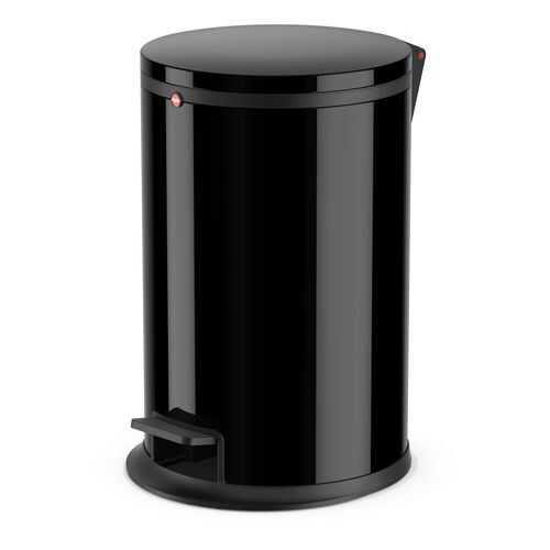 Мусорный контейнер Hailo Pure M 12л,, черный, арт, 0517-060 в Швейный мир