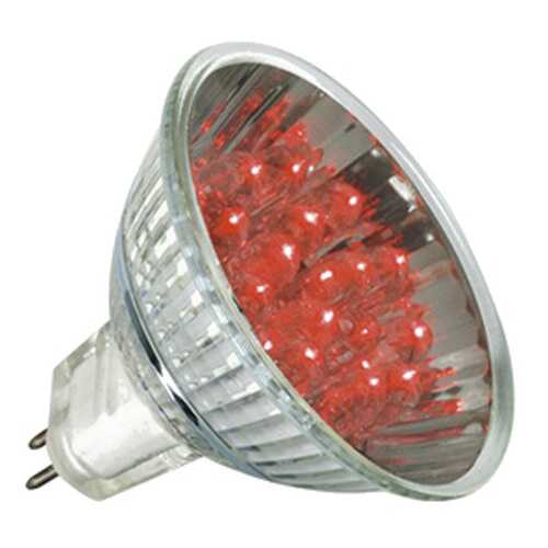 Лампа рефлекторная светодиодная LED, 1W GU5,3 красная 28002 в Швейный мир