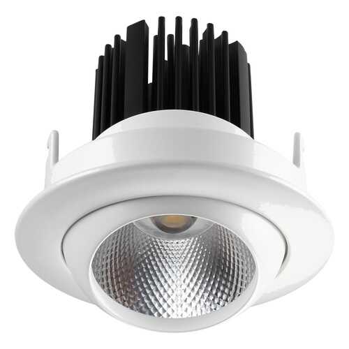 Встраиваемый светодиодный светильник Novotech Drum 357694 Белый 90 мм в Швейный мир