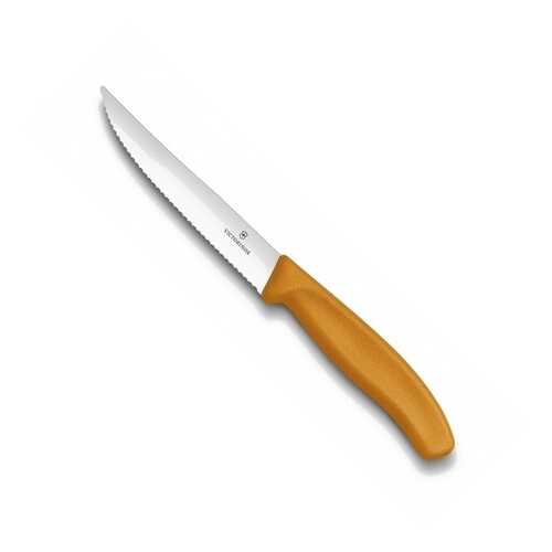 Нож нож стейковый Victorinox 6,7936,12L9 Желтый в Швейный мир
