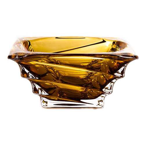 Салатник 24см Crystalite Bohemia Касабланка, янтарный в Швейный мир