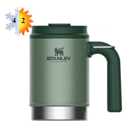 Термокружка походная 0.47л STANLEY Classic - Темно-зеленая (10-01693-025) в Швейный мир