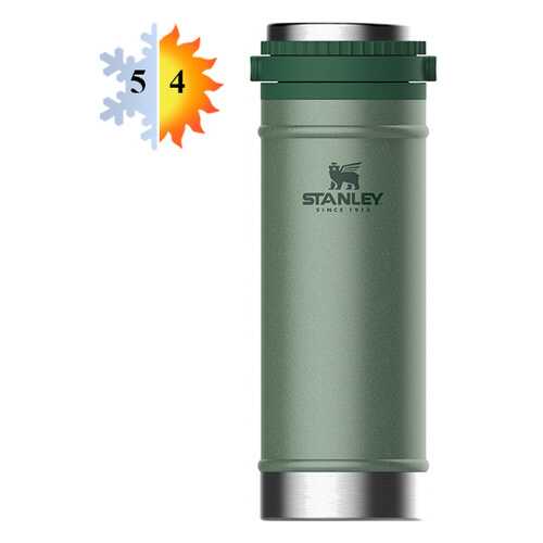 Термокружка с кофе-прессом 0.47л STANLEY Classic - Темно-зеленая (10-01855-014) в Швейный мир