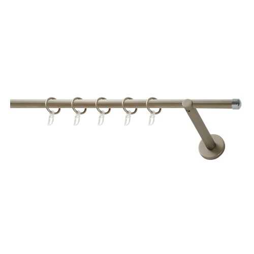 Карниз металлический Art Decor WERDECO,хром матовый, рифленая труба, 2,0м, d16мм в Швейный мир