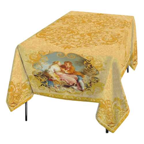 Скатерть Elegante Аморе Цвет: Золотой (120х150 см) в Швейный мир