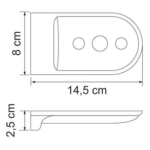 Мыльница решетка, Wasserkraft Kammel K-8369WHITE в Швейный мир