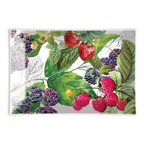 Мыльница стеклянная Michel design works Ягоды, 16x12 см. в Швейный мир